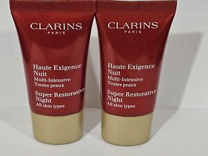 CLARINS Super Restorative Night Cream All skin types -15mL/0.5 Oz.- NEW -SEALED!