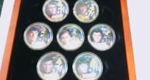 SELTEN StarTrek 50th Anniversary 1966-2016 Set-7 24K vergoldete farbige Adler! - Bild 1 von 8