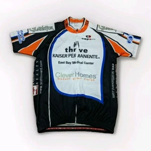 Capoforma Full Zip Gladiator Cycling Jersey Mens Medium Short Sleeve - Picture 1 of 10