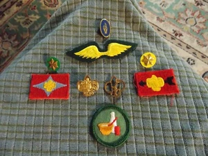 Vintage GS GIRL SCOUTS Patch Badge Pins & Patches Lot of 9 Collectors VG ! - Picture 1 of 6