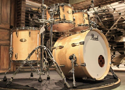 Pearl Session Studio Select Gloss Natural Birch 4pcs Drum Set (10-12-14-20) New! - Image 1 of 4