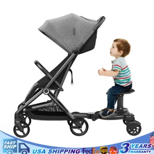 Glider Board Baby Stroller Kid Board Buggy Wheeled Board with Detachable Seat - Picture 1 of 9