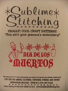 Erhabenes Nähmuster - Dia De Los Muertos - Bild 1 von 2