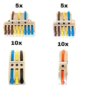 30 x Variety Pack Inline 222 Klemmenblock elektrische Steckverbinder (CE Rohs) - Bild 1 von 2