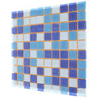  Quadratische Mosaikfliesen Aufkleber für Handwerk Unglazierter Ziegel dekorieren