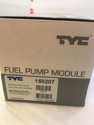 Conjunto de módulo de bomba de combustible TYC 150207 para Dodge Ramcharger 1991-1993 5,9 L-V8 Foto 1 de 4