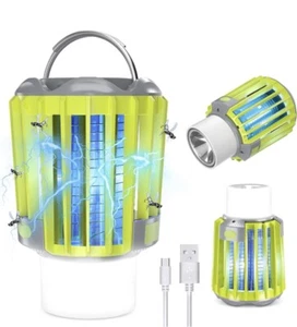 Camping Lantern Insect Killer Travel 3-in-1 Rechargeable Waterproof Torch Lamp - Bild 1 von 9