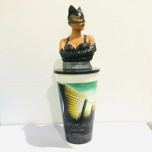 Cup Topper 32oz.Catwoman Movie Cinemas 2004 Theatres Figurine - Picture 1 of 10