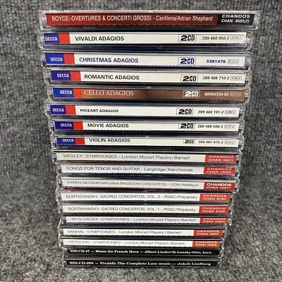 Lot Of 26 CDs Classical Music Compact Discs A Variety Of Composers & Orchestras Foto 1 de 4