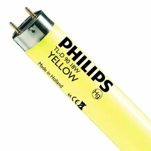 PHILIPS 155924 TUBO NEON COLORATO TL-D 18W (MASTER) 59cm - GIALLO - Foto 1 di 2