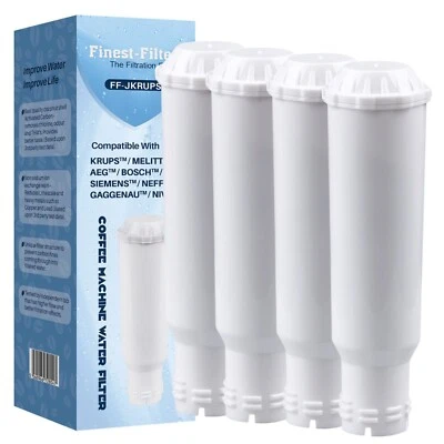 4 Coffee Machine Water Filter Compatible with Krups F088 Melitta 192830 Pro Aqua - Image 1 of 4