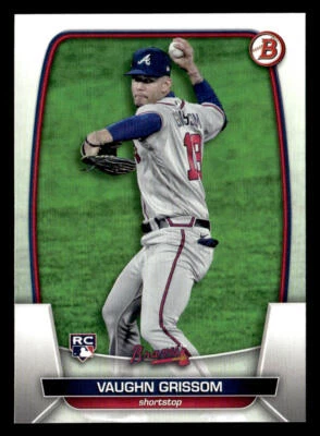 2023 Bowman #42 Vaughn Grissom Rookie Card Atlanta Braves - Image 1 of 2