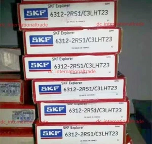 NEU SKF 6312-2RS1/C3LHT23 einreihiges Rillenkugellager 1 Stück #KV - Bild 1 von 1