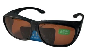 Solar Shield Classic Polarized Sunglasses 100% UVA UVB Protection Size Large - Picture 1 of 8