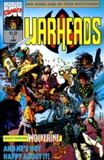 WARHEADS 1 2 3 4 5 6 Marvel UK Dave Taylor Geoff Senior Stuart Jennett 1992