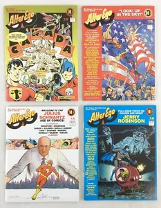 ALTER EGO TwoMorrows Comics Magazine lotto di 4 numeri # 36 37 38 39 (9.2/9.4) - Foto 1 di 2