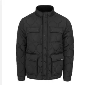 Chaqueta Firetrap Kingdom Para Hombre Negra Reino Unido Talla XL #REF59 - Imagen 1 de 2