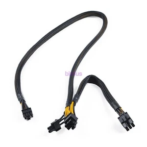 8pin to 6+8pin(6+2) GPU Card Power Adapter Cable for HP ProLiant ML350 G10 Gen10 - Afbeelding 1 van 8