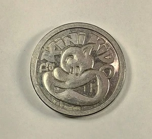 Rare World Pog Federation Pog Kini Double Thick Aluminum Slammer Kini Kid - Bild 1 von 2