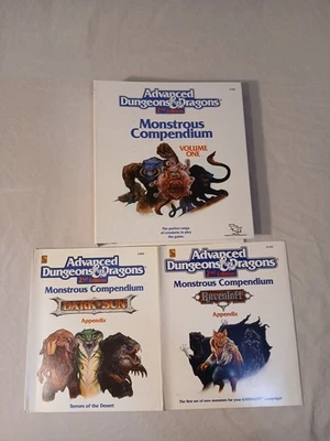 De colección Dungeons & Dragons Monstrous Compendium Vol 1 con Dark Sun, Ravenloft  Foto 1 de 4