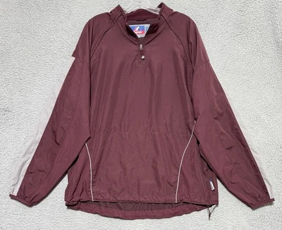 Majestic Cool Base Pullover Convertible Gamer Zip-Off Sleeves Jacket Mens Large - Image 1 of 4