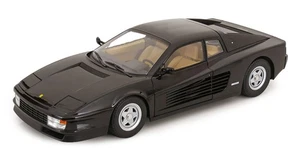 KK Scale 1/12 FERRARI TESTAROSSA BLACK 1986 OPENING DOORS HOOD AND HEADLIGHTS - Picture 1 of 10
