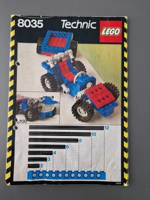 LEGO Bauanleitung 8035 Technic Universal Set Instruction Only No Bricks - Bild 1 von 2