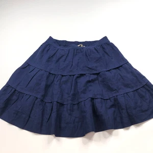 Soft Surroundings Petite Small (Fits 29In) Linen Blend Lined Skirt Blue MINT - Picture 1 of 7