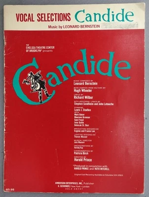 Vocal Selection Songbook - CCANDIDE - Sheet Music - 1974, Leonard Bernstein - Image 1 of 4
