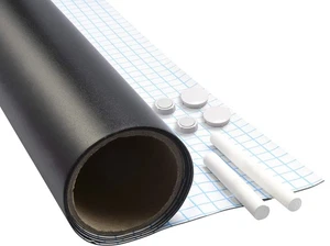 Tafelfolie - 90 x 60 cm - Magnetisch - Selbstklebend & leicht anzubringen - I... - Bild 1 von 6