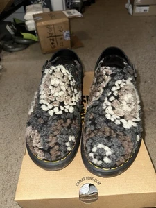 DR. MARTENS ISHAM CROCHET WOOL SUEDE MULES/ SLINGBACK CLOG MSRP$210 UNIQUE &CHIC - Picture 1 of 7