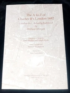 Das A bis Z Karls II. London 1682 William Morgan Karten Lokalgeschichte - Bild 1 von 13