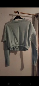 adidas Women's Essentials 3-stripes Crop Sweatshirt Sweatshirt (long sleeve) - Picture 1 of 3
