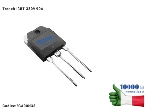 Transistor Trench IGBT 330V 90A FGA 90N33 FGA90N33T FGA9ON33 FGA90N33 TD FGA90N3 - Picture 1 of 1