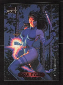 Psylocke 1994 Fleer Marvel Masterpieces Hildebrandt Brothers #93 Marvel - Picture 1 of 2