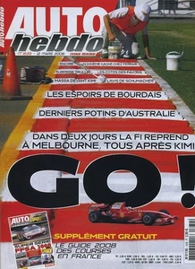 Hebdo Auto Nr. 1639 vom 12. März 2008 Corvette C6 Mercedes SL63 AMG - Bild 1 von 1