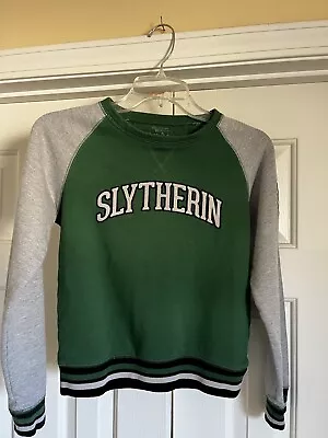 Universal Studios Wizarding World Of Harry Potter Slytherin Sweatshirt Kids Lg Foto 1 de 4