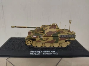 PANZER V PANTHER Ausf G 1945 116 Pz Div GERMANY WW 2 1:72 ALTAYA IXO - Foto 1 di 3