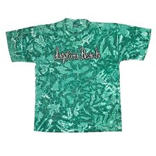 Vintage 90s Daytona Beach USA Tie Dye All Sport Single Stitch T Shirt Mens XL