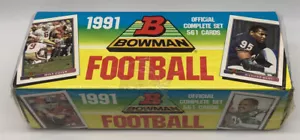 Bowman NFL National Football League 1991 Conjunto Completo Oficial Caja Sellada - Imagen 1 de 3