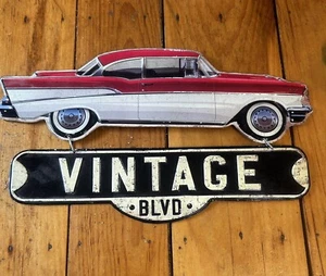 Vintage Blvd Antique Automobile Signage-Great For Collection, Garage Or Display - Bild 1 von 5