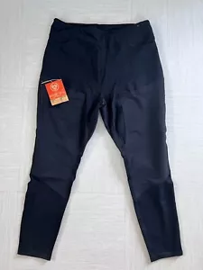 Leggings donna Dovetail neri Field Utility elasticizzati taglia X-Large nuovi con etichetta - Foto 1 di 7