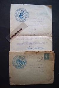 LCF / LIGUE COLONIALE FRANCAISE / COURRIER Signé 1919 - Picture 1 of 1