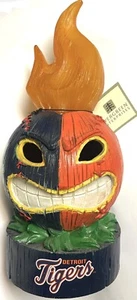 Detroit Tigers Lit LED Tiki Statue By Evergreen MLB Baseball Figurine 11” H - Picture 1 of 10