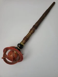 2008 New Kingdom Great Wolf Lodge Red & Gold Magiquest Wizard Wand LIGHTS/SOUND - Picture 1 of 8