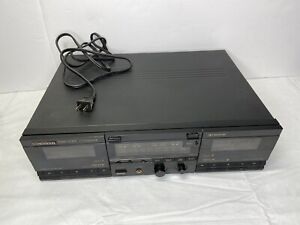 Pioneer Ct-W600R Stereo Double Cassette Deck Tested / Works.