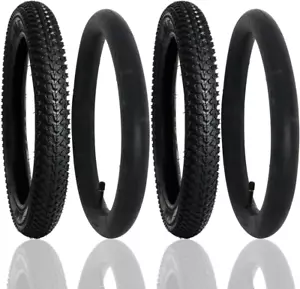 2Pcs 14 Inch Bike Tire 14 x 2.125(57-254) 32mm Valve Heavy Duty Bike Tire Tube f - Picture 1 of 7