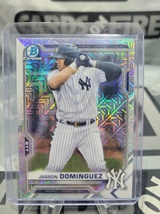 2020 Bowman Chrome MOJO REFRACTOR Jasson Dominguez - Picture 1 of 2