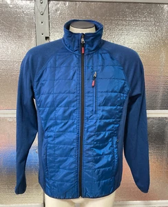 Orvis Quilted Jacket - Mens Medium - Blue - Zip Up - Fleece - Lightweight - Picture 1 of 11