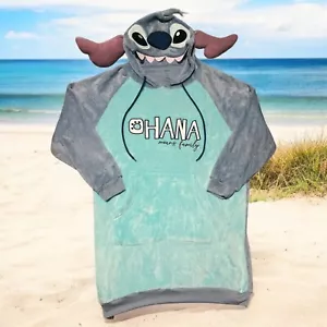Disney Stitch Hoodie Erwachsene Large Velour Pullover weiche Tasche LILO Stitch Cosplay - Bild 1 von 3
